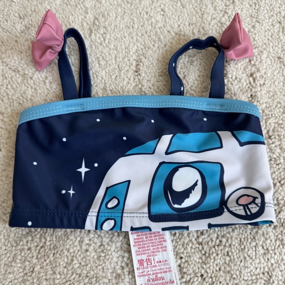 NWOT 2T Star Wars R2-D2 Two-Piece Swimsuit for Girls - Picture 11 of 16